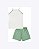 Conjunto de Regata em Canelado Liz com Shorts em Molevisco Infantil Feminino Infanti 96413 - Imagem 4