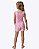 Conjunto Alfaiataria Blusa e Short Saia Rosa Infantil Feminino Infanti 97195 - Imagem 2