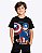 Camiseta Meia Malha Vingadores Infantil Masculina Brandili 27577 - Imagem 3