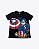 Camiseta Meia Malha Vingadores Infantil Masculina Brandili 27577 - Imagem 4