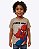 Camiseta Meia Malha Homem-Aranha Infantil Masculina Brandili 27568 - Imagem 2