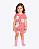 Pijama Manga Curta Gatinhos Brilha no Escuro Infantil Feminino Kyly 1001963 - Imagem 1