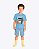 Pijama Manga Curta Caranguejo Brilha no Escuro Infantil Masculino Kyly 1001975 - Imagem 1