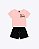 Conjunto Blusa Manga Curta e Shorts Moletom sem Felpa Infantil Feminino Kyly 1001844 - Imagem 8