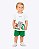 Conjunto Camiseta Manga Curta Bichinhos e Bermuda Moletom Infantil Masculino Kyly P1001868 - Imagem 1