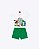 Conjunto Camiseta Manga Curta Bichinhos e Bermuda Moletom Infantil Masculino Kyly P1001868 - Imagem 2