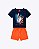 Conjunto Camiseta Manga Curta Bichinhos e Bermuda Moletom Infantil Masculino Kyly P1001868 - Imagem 8