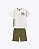 Conjunto Camiseta Manga Curta e Bermuda Moletom sem Felpa Infantil Masculino Kyly 1001996 - Imagem 2