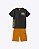 Conjunto Camiseta Manga Curta e Bermuda Moletom sem Felpa Infantil Masculino Kyly 1001996 - Imagem 5