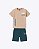 Conjunto Camiseta Manga Curta e Bermuda Moletom sem Felpa Infantil Masculino Kyly 1001996 - Imagem 8
