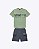 Conjunto Camiseta Manga Curta e Bermuda Moletom Infantil Masculina Kyly 1001919 - Imagem 5