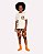 Pijama Manga Curta Cachorrinho Brilha no Escuro Infantil Masculino Kyly 1001982 - Imagem 1