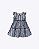 Vestido Manga Curta Listrado Infantil Feminino Kyly 1001789 - Imagem 2