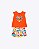 Conjunto Blusa Regata e Shorts Estampado Corações Infantil Feminino Kyly P1001814 - Imagem 2