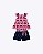 Conjunto Blusa Manga Curta Borboletas e Shorts Infantil Feminino Kyly 1001821 - Imagem 2