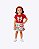 Conjunto Blusa Manga Curta Laço e Shorts-Saia Cereja Infantil Feminino Kyly 1001819 - Imagem 1