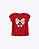 Conjunto Blusa Manga Curta Laço e Shorts-Saia Cereja Infantil Feminino Kyly 1001819 - Imagem 3
