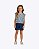 Conjunto Blusa Cropped Listras e Shorts em Tricoline Infantil Feminino Milon 2001772 - Imagem 4