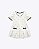 Vestido Manga Curta Piquet Off White Infantil Feminino Milon  2001725 - Imagem 2
