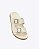 Chinelo Birken Off White com Brilho Infantil Feminino Klin 371012000 - Imagem 1