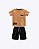Conjunto Camiseta Manga Curta e Bermuda Moletom sem Felpa Infantil Masculino Kyly  1001995 - Imagem 2
