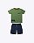 Conjunto Camiseta Manga Curta e Bermuda Moletom sem Felpa Infantil Masculino Kyly  1001995 - Imagem 5