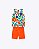 Conjunto Blusa Regata Flores e Bermuda Ciclista Cotton Infantil Feminino Kyly P1001813 - Imagem 8