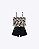 Conjunto Blusa Cropped Corações e Shorts Moletinho Infantil Feminino Kyly 1001850 - Imagem 2