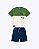 Conjunto Camiseta Manga Curta Lettering e Bermuda Infantil Masculina Kyly1001918 - Imagem 1