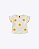 Conjunto Blusa Manga Curta Bordado Flor e Shorts Moletom em Felpa Infantil Feminino Kyly 1002518 - Imagem 3