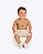 Conjunto Body Manga Curta Bordado Tigre e Bermuda Listrada Bebê Menino Kyly 1001956 - Imagem 1