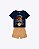 Conjunto Camiseta Manga Curta e Bermuda Moletom Infantil Masculino Kyly P1001869 - Imagem 12