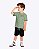 Conjunto Camiseta Manga Curta e Bermuda Moletom Infantil Masculino Kyly 1001896 - Imagem 1