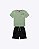 Conjunto Camiseta Manga Curta e Bermuda Moletom Infantil Masculino Kyly 1001896 - Imagem 2