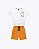 Conjunto Camiseta Manga Curta e Bermuda Moletom Infantil Masculino Kyly 1001896 - Imagem 5