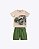 Conjunto Camiseta Manga Curta e Bermuda Moletom Infantil Masculino Kyly P1001887 - Imagem 8