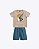 Conjunto Camiseta Manga Curta e Bermuda Moletom Infantil Masculino Kyly P1001887 - Imagem 14