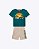 Conjunto Camiseta Manga Curta e Bermuda Moletom Infantil Masculina Kyly 1002021 - Imagem 8