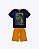 Conjunto Camiseta Manga Curta e Bermuda Moletom Infantil Masculino Kyly 1001881 - Imagem 2