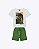 Conjunto Camiseta Manga Curta e Bermuda Moletom Infantil Masculino Kyly 1001881 - Imagem 8