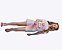 Conjunto de Blusa em Meia Malha e Shorts em Molecotton Infantil Feminino Infanti 95682 - Imagem 1