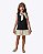 Vestido Alfaiataria Preto Infantil Feminino Infanti 97296 - Imagem 1