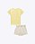 Conjunto Blusa em Canelado Liz e Short Saia em Moletom Linho sem Pelúcia Infantil Feminino Infanti95886 - Imagem 4