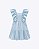 Vestido em Tricoline Maquinetado Azul Infantil Feminino Infanti 96669 - Imagem 3