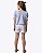 Conjunto Blusa Bata  em Tricoline Listrado e Shorts em Sarja com Elastano Infantil Feminino Infanti 97081 - Imagem 2