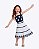 Conjunto Blusa Cropped de Alça e Saia Midi Infantil Feminino Nanai 6000531 - Imagem 1