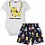 Conjunto Body Short Manga Curta Masculino 110170 Kyly - Imagem 2