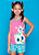 Puket Pijama Short Doll Nadador Coruja Eco 030401845 - Imagem 1