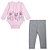 Infanti Conjunto Calca Infantil Feminino Manga Longa 40863 - Imagem 1