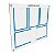 Quadro de Aviso em MDF A4 5 folhas - 3 Verticais e 2 Horizontais - Imagem 6